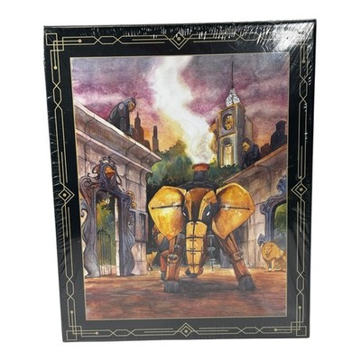 1000 Piece Art Deco Steampunk Fantasy Puzzle Elephant Zoo Theme New Unopened Box
