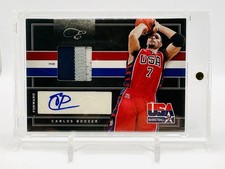 Carlos Boozer 2011 Panini Black Box Elite USA Basketball Patch Auto Prime /25
