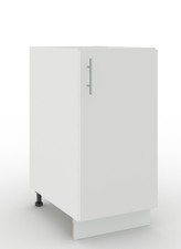 JD Greta Adjustable Kitchen Base Unit 400mm Storage Cabinet – White Matt