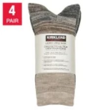 Kirkland Signature Ladies' Extra Fine Merino Wool Blend Sock, 4-pair