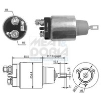 Meat & Doria Magnetschalter Starter FüR Volvo V70 I P80_ 2.5 Tdi Ts Xy