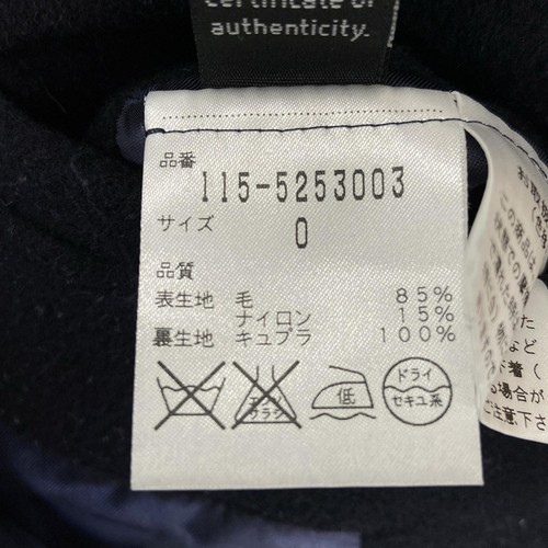 Auth DVF STUDIO - Dark Navy Women's Coat - Picture 4 of 4