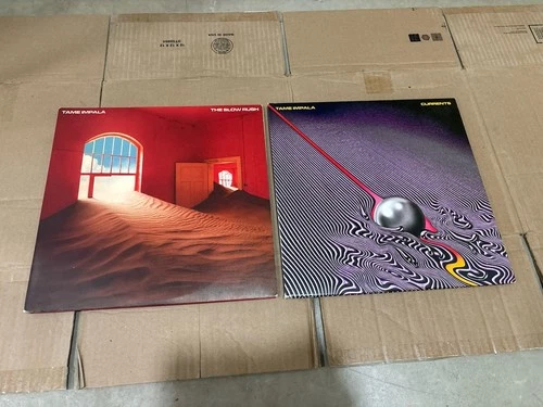 Tame Impala Vinyl 2 LP Lot The Slow Rush 2020 Currents 2015 Complete EX NM-