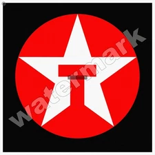 Texaco Logo 12" x 12" Metal Sign