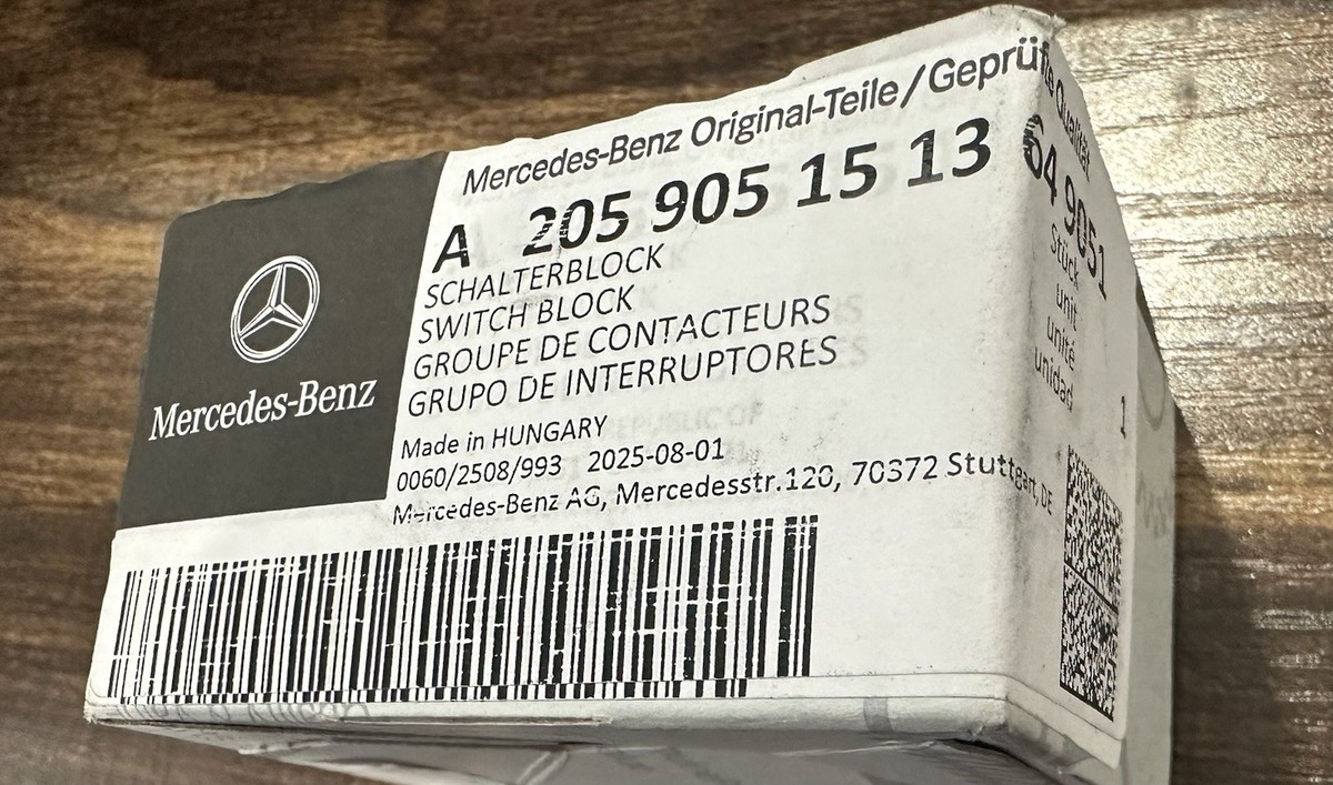 A2059051513 9051 OEM Black Window Switch - Mercedes-Benz | eBay