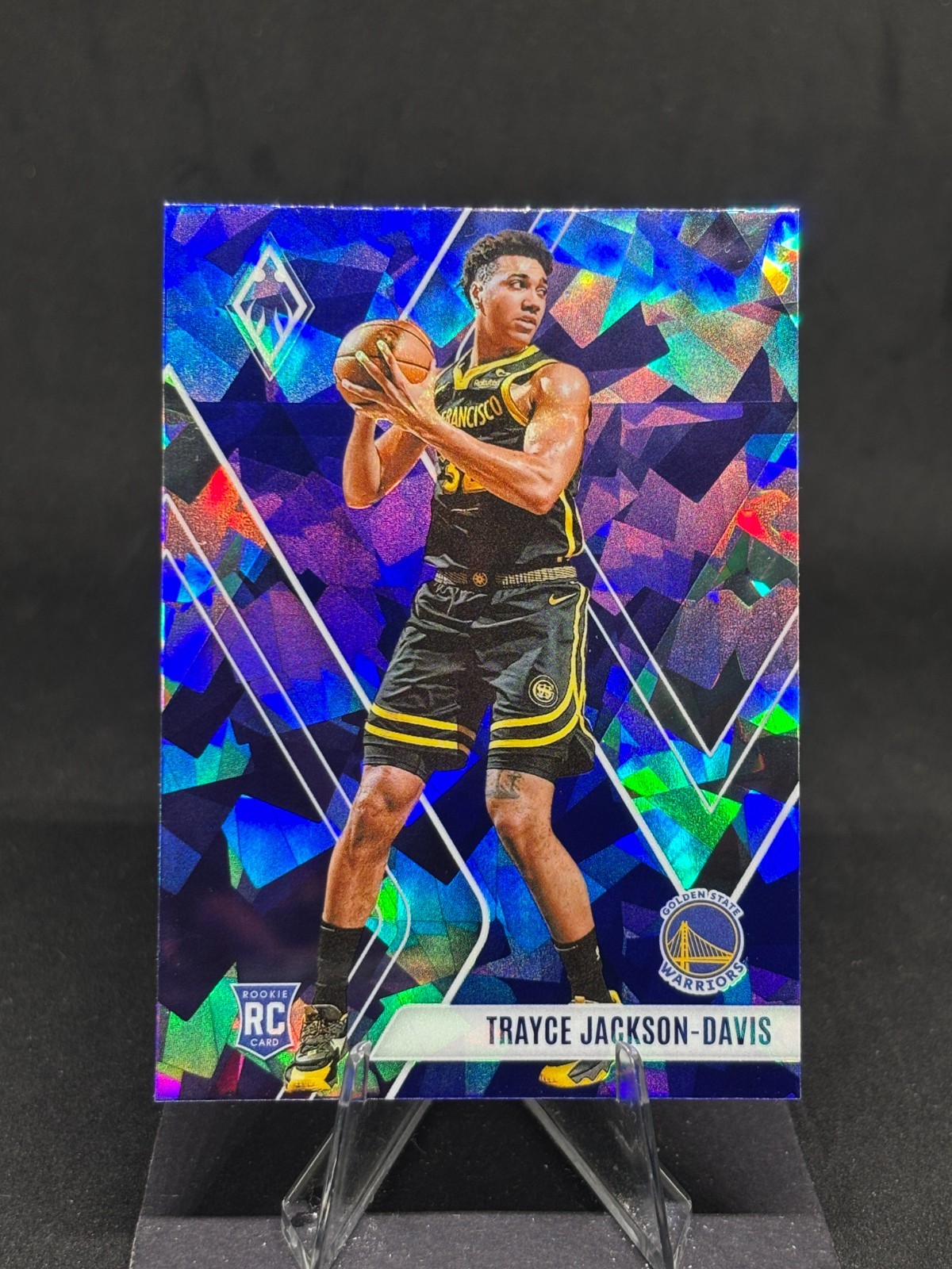 Trayce Jackson-Davis 2023-24 Panini Phoenix Blue Ice #288 Warriors Rookie RC