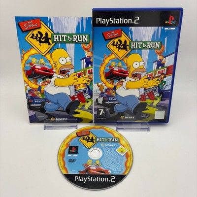 The Simpsons Hit & Run (PAL PS2, 2003) *Near Mint* Getestet *Disc Top*