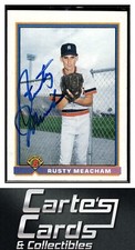 Rusty Meacham 1991 Bowman #149  RC Detroit Tigers TTM/IP Signed Autographed