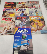 Antic the Atari Resource Vintage Magazine Lot of 10 1987, 1989