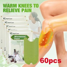 60PCS Knee Relief Patches Sticker Joint Pain Wormwood Ache Plaster Pad Health