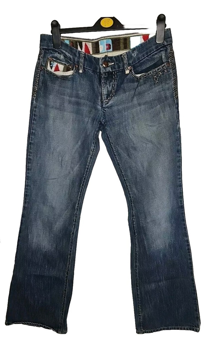 Joe's Jeans RN# 106214 DENIM Bootcut JEANS Distress Wash Blue Sz W