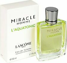 MIRACLE HOMME L'AQUATONIC BY LANCOME 50ML EDT MEN - Picture 2 of 5