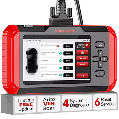 KINGBOLEN S500 KFZ OBD2 Diagnosegerät Auto Scanner Fehlerauslesegerät 4 SYSTEM