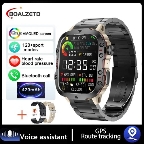 New Xiaomi Military Smart Watch Men IP68 5ATM Sports Health Tracker Bluetooth - Picture 27 of 32