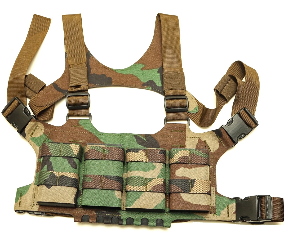 ESSTAC 5.56 Quad Hinged Piggy Chest Rig & Hinged Tapered Dangler 