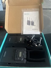 Movo WMIC80TR UHF Expandable Wireless Lavalier Microphone System Transmitter Rec
