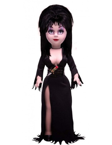 MEZCO LIVING DEAD DOLLS PRESENTS ELVIRA MISTRESS OF THE DARK FIGURE NEW - Imagen 4 de 6