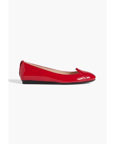 TOD’S *RARE* Ballerina Rubino/Red Patent Leather Ballet Flats EU39B/US8.5M $795 - Picture 8 of 15