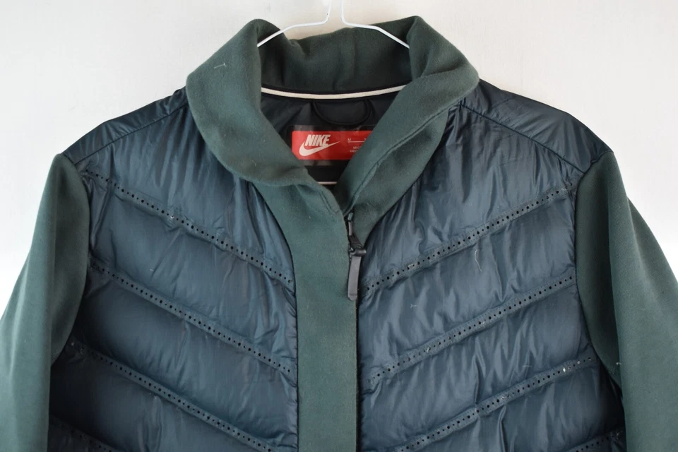 Nike Aeroloft Mujer Plumón Relleno Aislado Negro Correr Gimnasio Talla M Foto 2 de 4