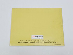 Adventures of Rocky and Bullwinkle and Friends Nintendo NES Box and Manual Only