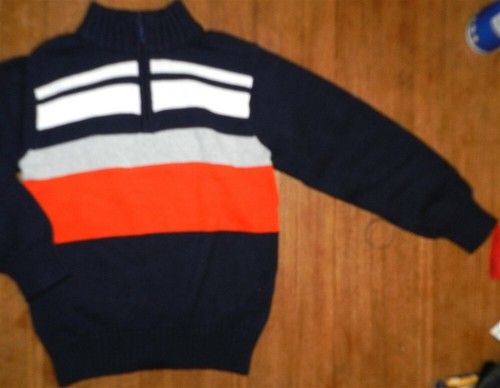 Jeans Set 2pc Navy Sweater Cotton Gymboree Winter Boy size 7 New - Picture 3 of 3