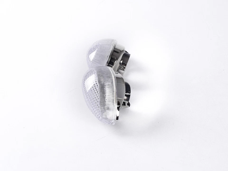 Lente transparente señales de giro delanteras para Yamaha R1, R6, R6S, FZ6, FZ1 Foto 3 de 4