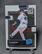 Eli Morgan Base Rated Rookie RC 2022 Donruss Optic Card #79 Cleveland Guardians