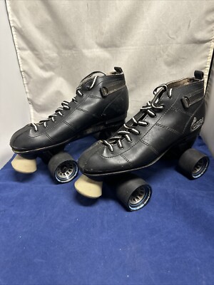 Cobra Roller Derby Skates Men’s Size 10 Black Rip Tide Wheels Low Top