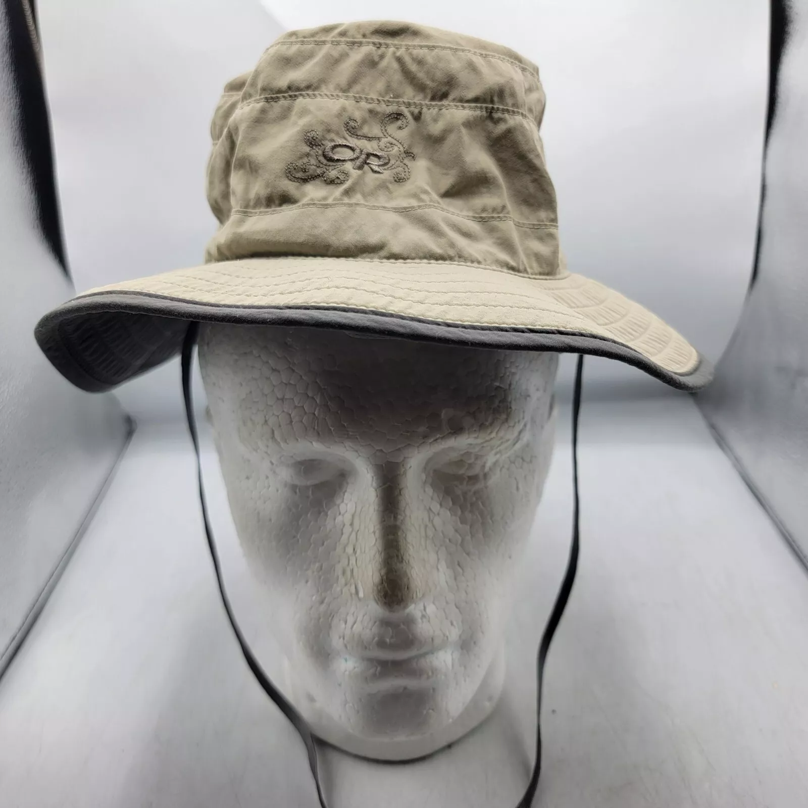 outdoor-research sun hat camping hiking wide brim adjustable chin strap 