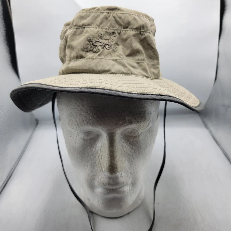outdoor-research sun hat camping hiking wide brim adjustable chin strap 