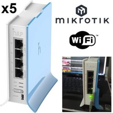    Duty Free   5 Pack Mikrotik RB941-2nD-TC hAP Lite 32MB 4 X 10/100 2.4Ghz  
