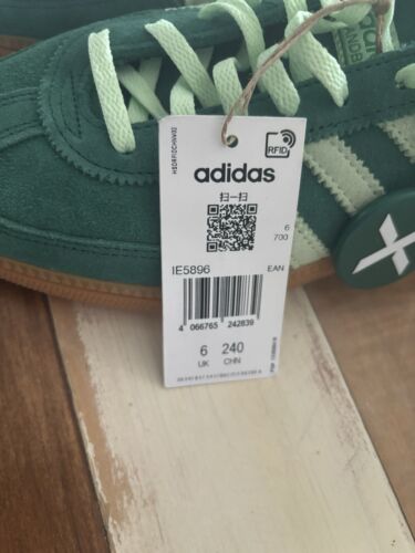 adidas Handball Spezial Collegiate Green Green Spark Women's Size 6 UK - Picture 2 of 5