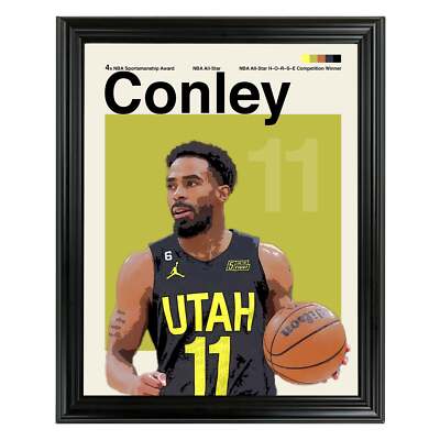 Mike Conley Framed Sports Art Photo by Thomas Maxwell
