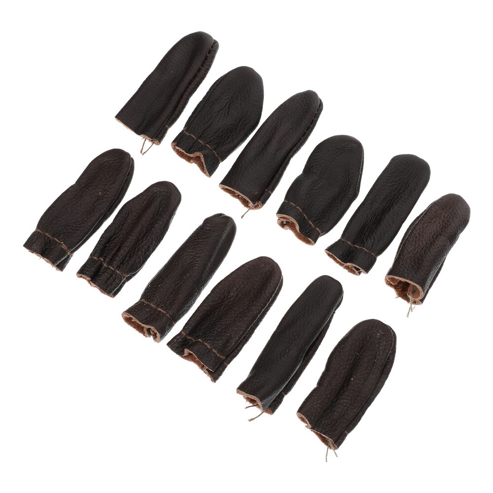 12 Pcs Finger Cots Thimbles for Embroidery Hand Sewing eBay