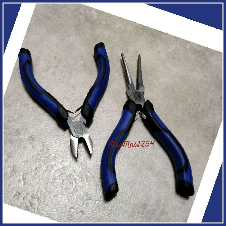 Kobalt Mini Needle Nose Pliers & Diagonal Pliers Spring Loaded, Long