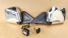 97-02 Mitsubishi Montero Pajero Sport JDM Chrome Heated Power Fold Mirrors L&R