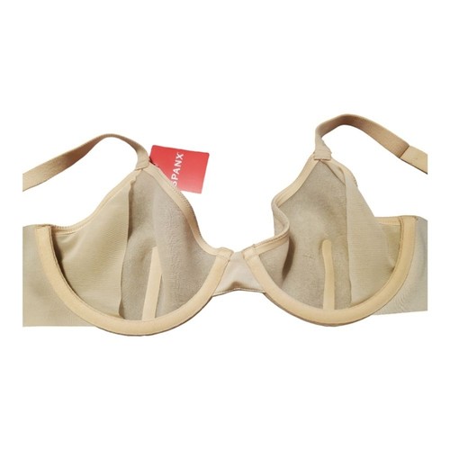 Spanx SheerFlex Fit-to-You Bra Adjustable Champagne Beige Medium D/DDD Cup NWT - Picture 7 of 10