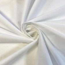 Muslin Fabric/Textile  - Medium Weight - 100% White Cotton (60in Wide)