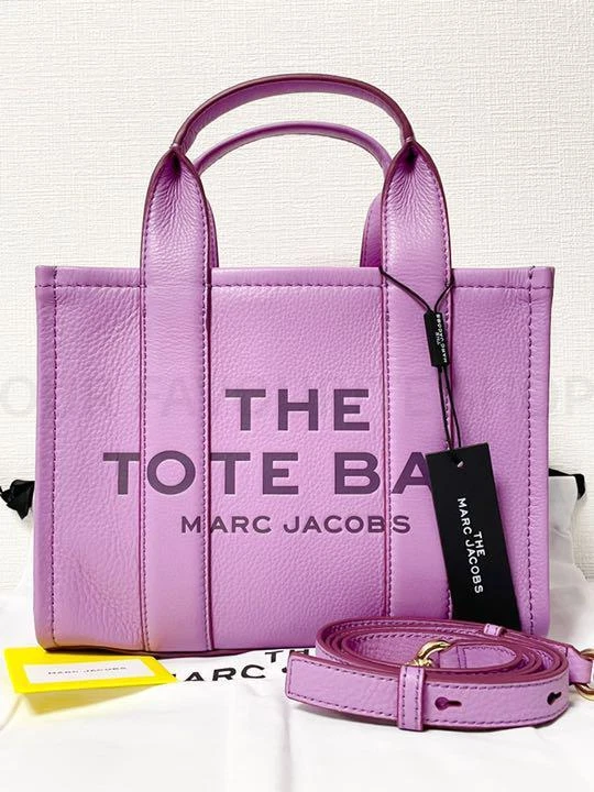 Marc Jacobs The Leather Mini 2way Shoulder Tote ORCHID HAZE