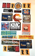 Oldschool Rap Deutsch Sticker Set Eins Zwo, Da Fource, Die Firma, Curse usw.