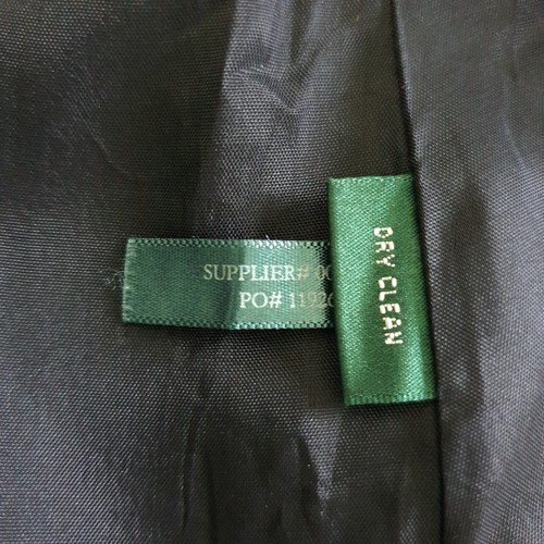 RALPH LAUREN Military Smart Jacket Blazer Ornate Emblem Button Size UK 6P Black. - Picture 18 of 19