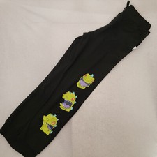 NICKELODEON Rugrats Sweatpants Mens Extra Large XL Blue Raptar LOUNGE FLEECE NWT