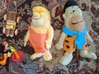The Flintstones SOFT TOYS Fred Barney Rubble + FIGURES Bundle LOT McDonalds -
