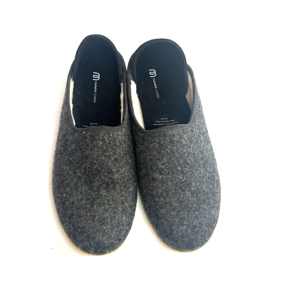 Mahabis Classic Gray Wool Slippers Shoes Men Size 13.5 | eBay display picture 1