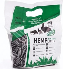 Hemp Hurd Bedding for Small Animal Litter, Chicken Coop 2.16 Lbs 7 L