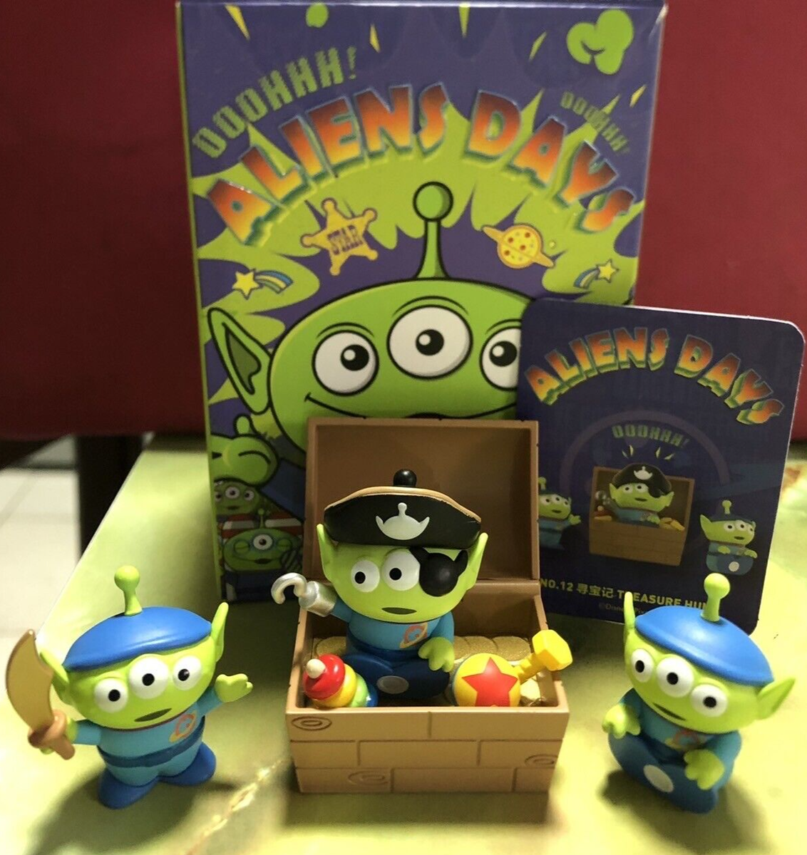 即購入可★popmart トイストーリー エイリアン BOX リトルグリーメン POP MART ALIENS DAYS Blind Box Toy Story Green Man : Treasure Hunt