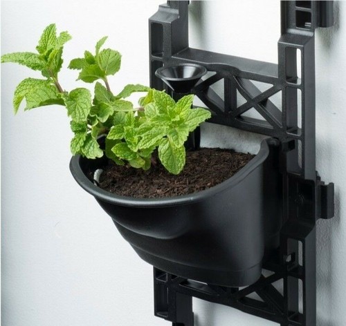 VERTICAL GARDEN KIT 3 Tier Wall Hanging Flowers plants herbs pots planters - Picture 3 of 8