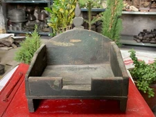 Old Indian Antique Handcrafted Wooden Hindu God Idol Worship Throne Shinghasan