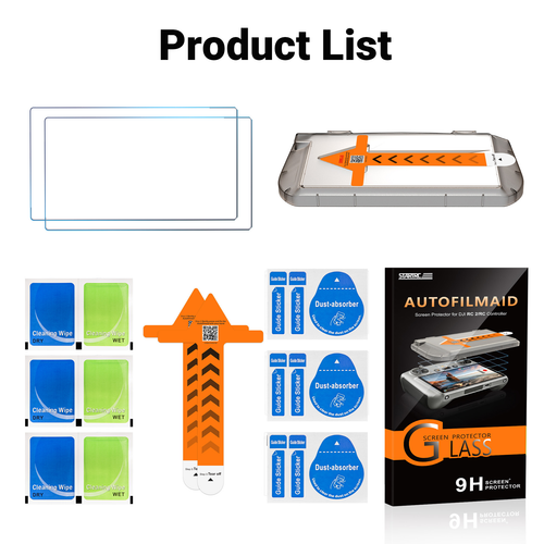 Film de protection écran verre trempé sans poussière pour DJI RC RC2 - Photo 24 sur 24