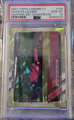 PSA10 Topps Charles Leclerc Refractor